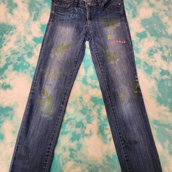 Artsy Lauren Conrad jeans size 8 ankle length - Picture 2 of 12